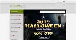 Desktop Screenshot of costumeslive.com